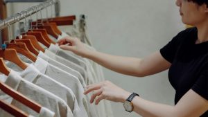 Mecanizado de pedido de ropa