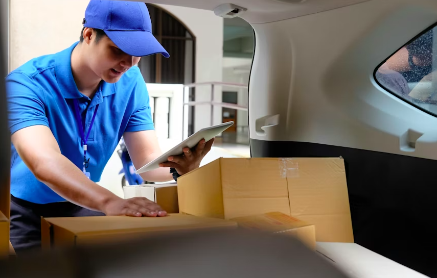 Fulfillment para Ecommerce en centro logístico moderno preparando pedidos